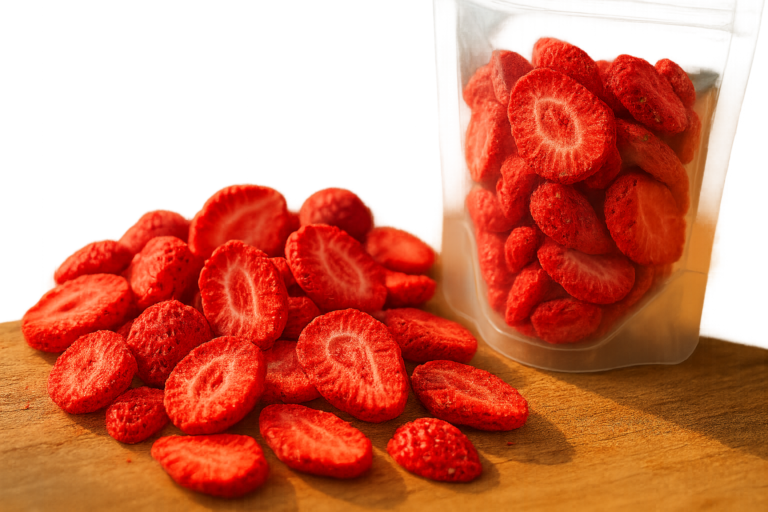 20251210_1217_Freeze-Dried-Strawberries-Display_simple_compose_01kc3g46smf1fafn6yz925v6gk